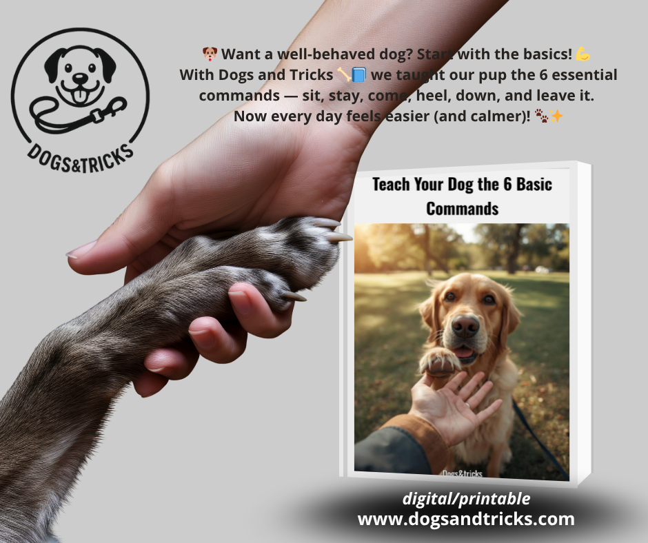 Teach your dog the 6 basic commands