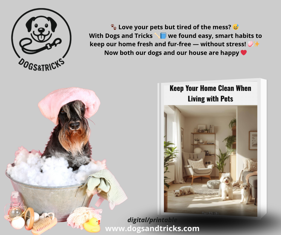 Keep your home clean when living with pets